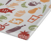 Nahrungsmittelmuster 3 schneidebrett (Ecke)