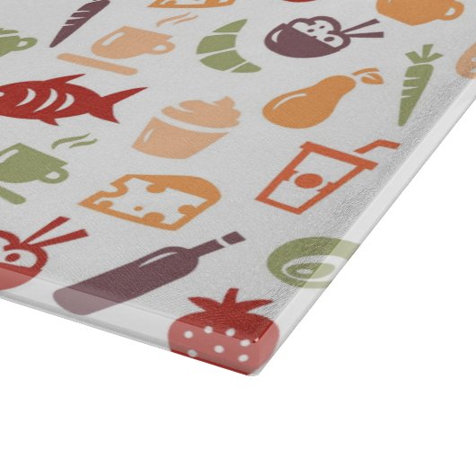 Nahrungsmittelmuster 3 schneidebrett (Ecke)