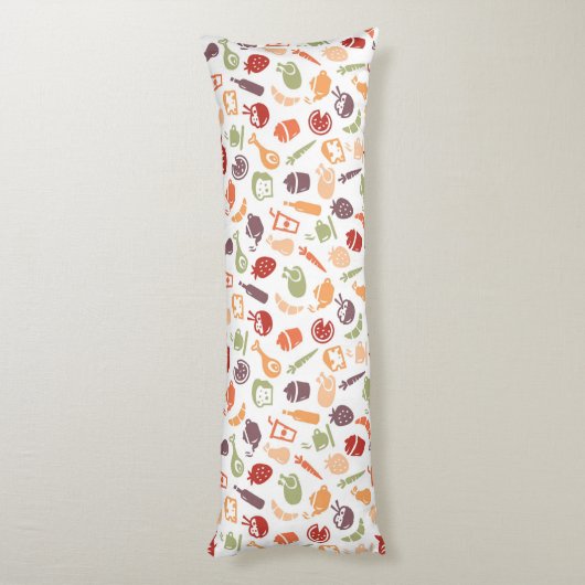 Nahrungsmittelmuster 3 seitenschläferkissen (Rückseite (Vertikal))
