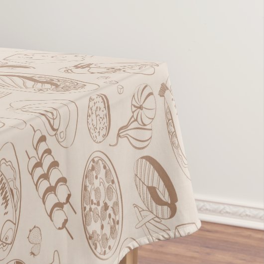 Nahrungsmittelmuster 3 tischdecke (Beispiel)