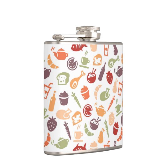 Nahrungsmittelmuster Flachmann (Rechts)