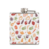 Nahrungsmittelmuster Flachmann (Rückseite)