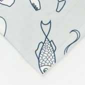 Nahrungsmittelmuster Fleecedecke (Ecke)