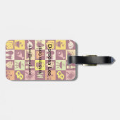 Nahrungsmittelmuster Gepäckanhänger (Rückseite horizontal)
