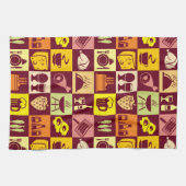 Nahrungsmittelmuster Geschirrtuch (Horizontal)