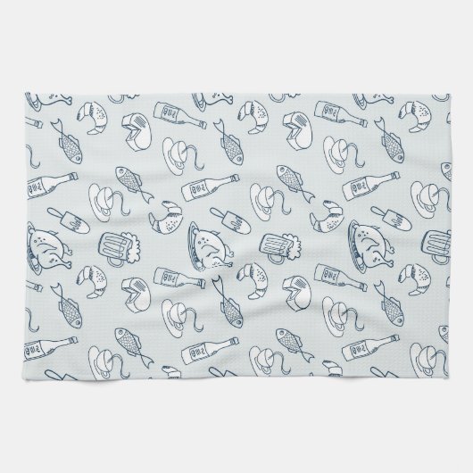 Nahrungsmittelmuster Handtuch (Horizontal)