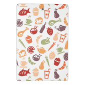 Nahrungsmittelmuster Mini Klemmbrett (Rückseite)