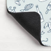 Nahrungsmittelmuster Mousepad (Ecke)