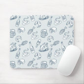 Nahrungsmittelmuster Mousepad (Mit Mouse)