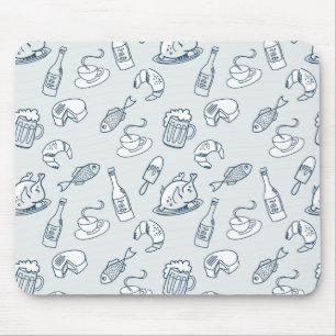 Nahrungsmittelmuster Mousepad