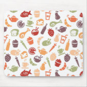 Nahrungsmittelmuster Mousepad (Vorne)