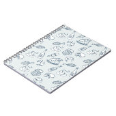 Nahrungsmittelmuster Notizblock (Linke Seite)