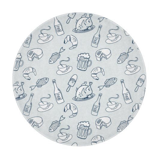 Nahrungsmittelmuster Schneidebrett (Vorderseite)