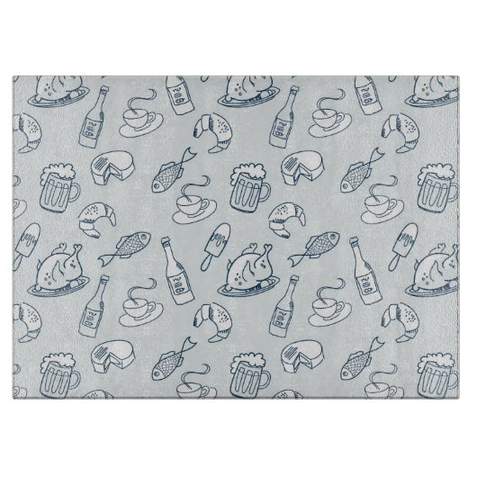 Nahrungsmittelmuster Schneidebrett (Vorderseite)