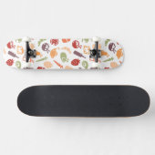 Nahrungsmittelmuster Skateboard (Horizontal)