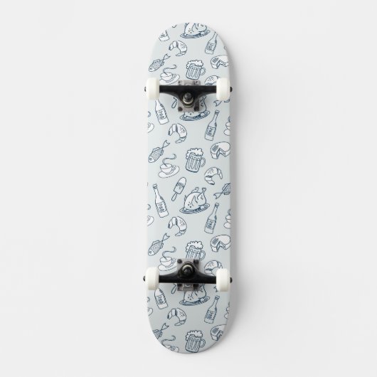 Nahrungsmittelmuster Skateboard (Vorderseite)