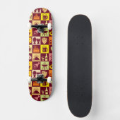 Nahrungsmittelmuster Skateboard (Vorderseite)