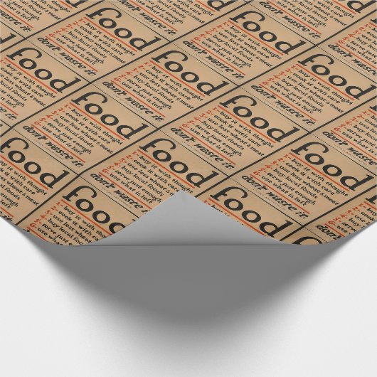 NahrungsmittelPackpapier Geschenkpapier (Ecke)