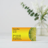 NahrungsmittelVisitenkarten Visitenkarte (Stehend Vorderseite)