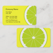 NahrungsmittelVisitenkarten Visitenkarte (Vorne/Hinten)