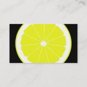 NahrungsmittelVisitenkarten Visitenkarte (Rückseite)