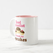 Nahrungsmittelwissenschaftler-(lustiges) Geschenk Zweifarbige Tasse (Vorderseite Links)