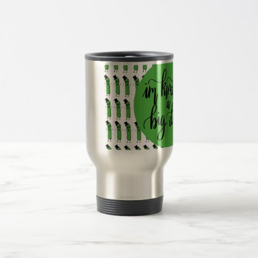 Nahrungsmittelwortspiel "IM ART EINES GROSSEN Reisebecher (Mittel)