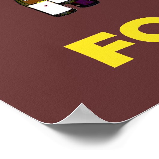 Nahrungspyramide Poster (Ecke)