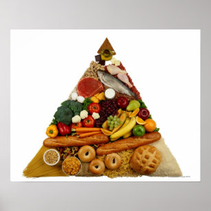 Nahrungspyramide Poster