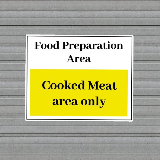 Nahrungszubereitung Aufkleber