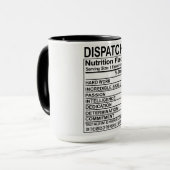 Nährwertangaben für den Versand Tasse (Vorderseite Links)