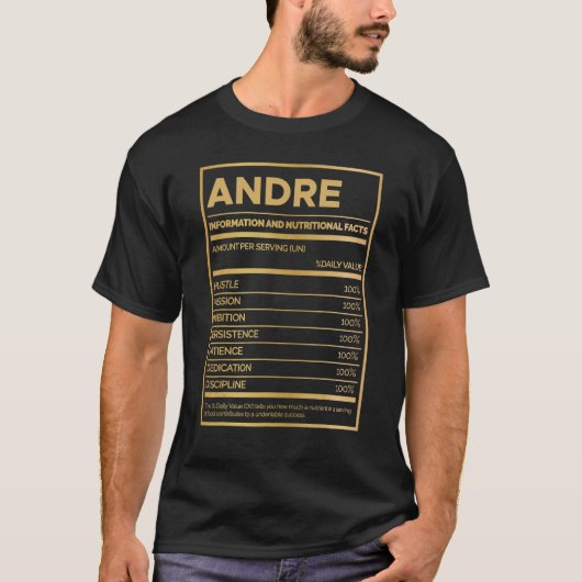 Nährwertangaben pro Servierung T-Shirt (Vorderseite)