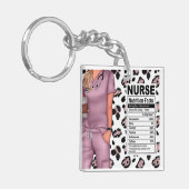 Nährwertkennzeichnung Akryllischer Schlüsselanhäng Schlüsselanhänger (Vorderseite links)