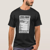 Nährwertkennzeichnung - Christlich T-Shirt (Vorderseite)
