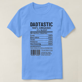 Nährwertkennzeichnung mit Strichcodes, Zutaten T-Shirt
