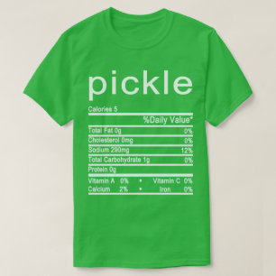 Nährwertkennzeichnung T-Shirt
