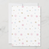 Nährwertrosa Geburtstagskapsel Dankeskarte (Rückseite)