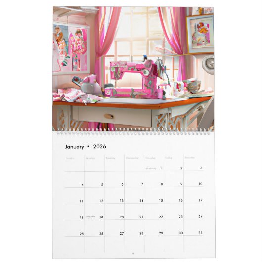 Nähsaal Kalender (Jan 2026)