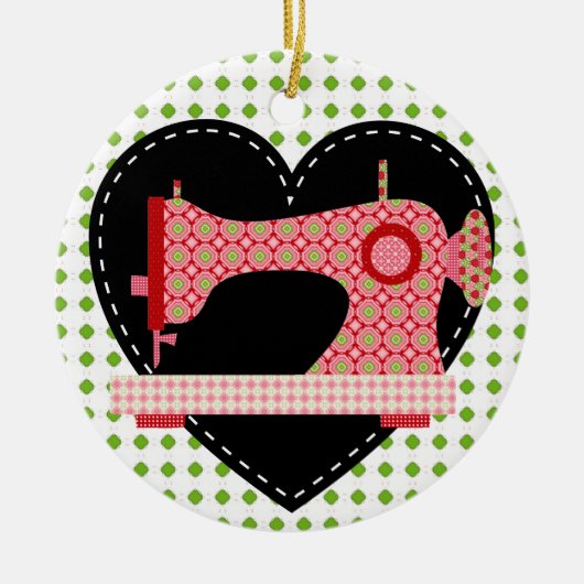 Nähschmuck - SRF Keramikornament (Vorne)