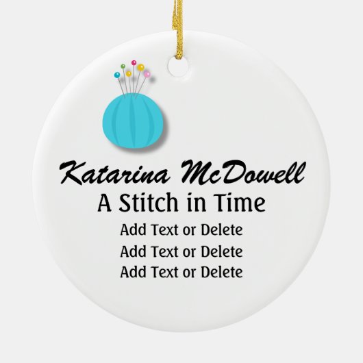 Nähschmuck - SRF Keramikornament (Hinten)