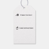 Nähshop + Logo / Handgearbeitete Geschenkartikel Geschenkanhänger (Rückseite)