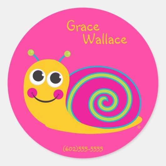 Nähsticker Runder Aufkleber (Vorderseite)