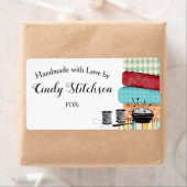 Nähstoffe handgefertigt mit Liebe-Aufkleber (Insitu)