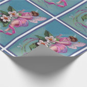 Näht Blumen Fee Geschenkpapier (Ecke)