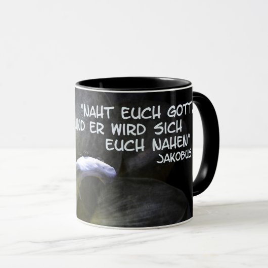 Naht euch Gott... Tasse (VorderseiteRechts)