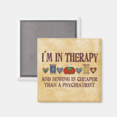 Nähtherapie Magnet (Vorderseite/Rückseite)