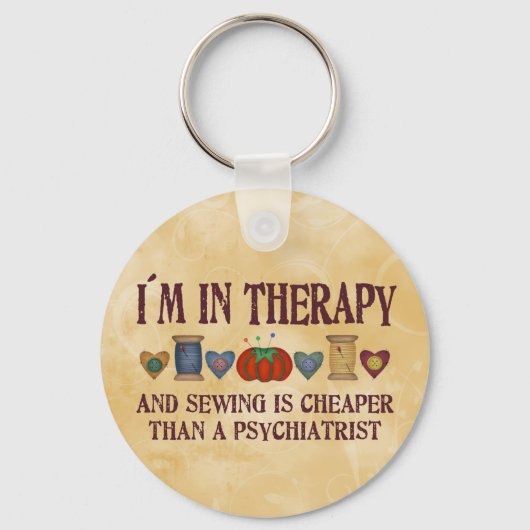 Nähtherapie Schlüsselanhänger (Vorderseite)