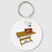 Nähtisch und maschineller Schlüsselanhänger (Rückseite)