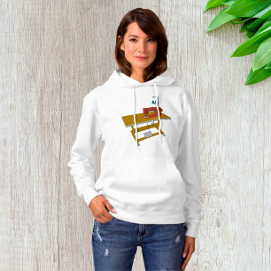 Nähtisch und Nähmaschine Hoodie