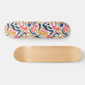 Nahtlos abstrakter Pinselstrich Skateboard (Horizontal)